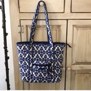 Vera Bradley Cobalt Tile Tote